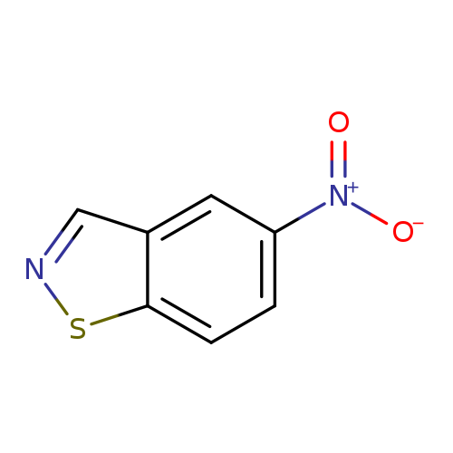 [O-][N+](=O)c1ccc2c(c1)cns2