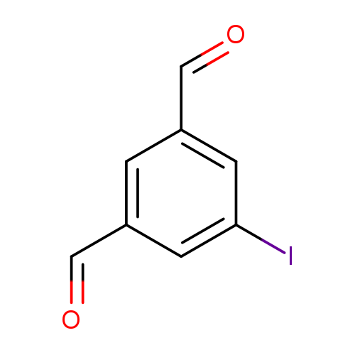 O=Cc1cc(C=O)cc(c1)I