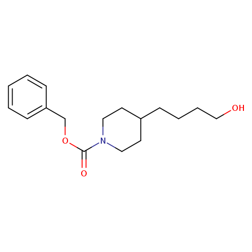 OCCCCC1CCN(CC1)C(=O)OCc1ccccc1