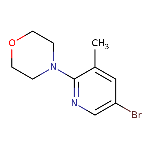 Brc1cnc(c(c1)C)N1CCOCC1