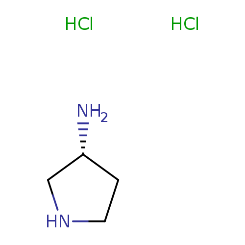 N[C@H]1CNCC1.Cl.Cl