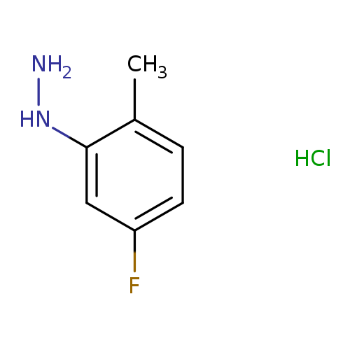 NNc1cc(F)ccc1C.Cl