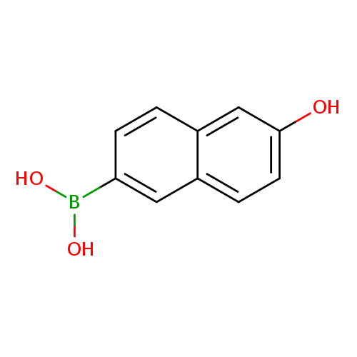 Oc1ccc2c(c1)ccc(c2)B(O)O