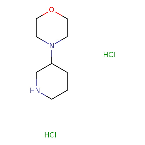 C1CCC(CN1)N1CCOCC1.Cl.Cl
