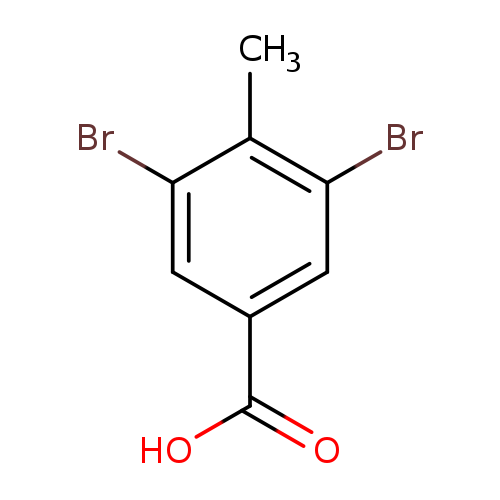 OC(=O)c1cc(Br)c(c(c1)Br)C