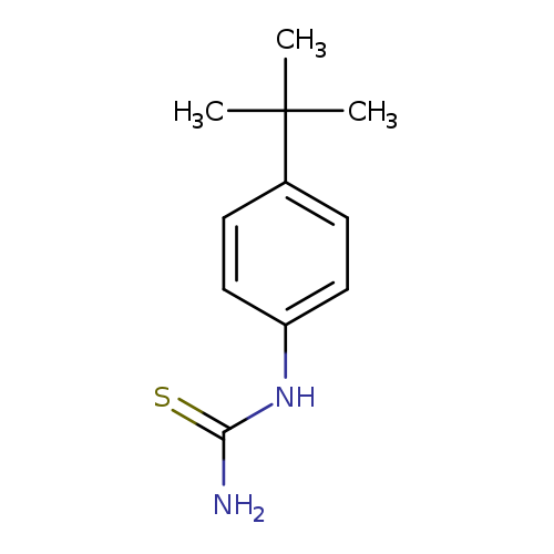 NC(=S)Nc1ccc(cc1)C(C)(C)C