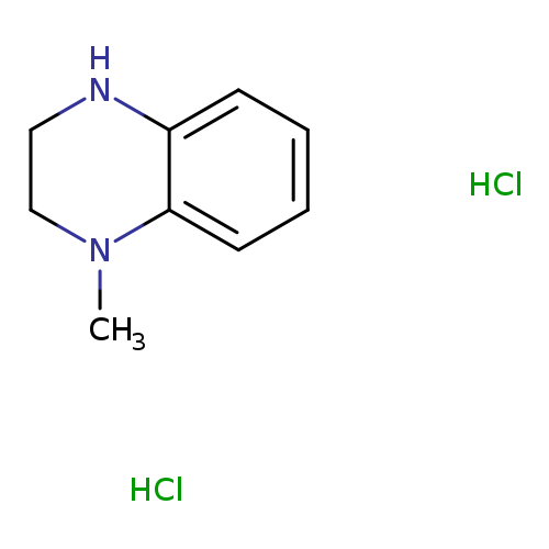 CN1CCNc2c1cccc2.Cl.Cl