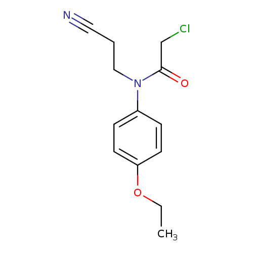CCOc1ccc(cc1)N(C(=O)CCl)CCC#N