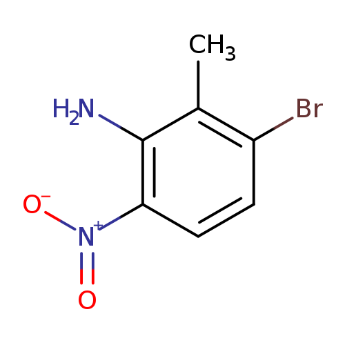 [O-][N+](=O)c1ccc(c(c1N)C)Br