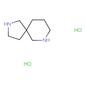 C1CCC2(CN1)CNCC2.Cl.Cl