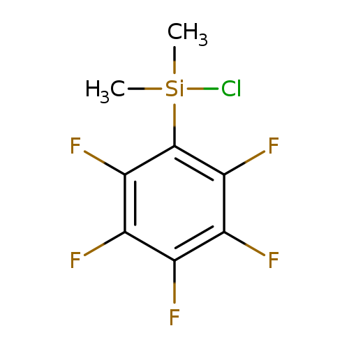 Fc1c(F)c(F)c(c(c1F)[Si](Cl)(C)C)F