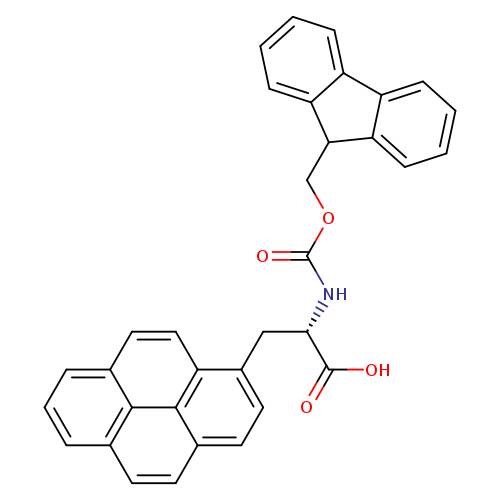 O=C(N[C@H](C(=O)O)Cc1ccc2c3c1ccc1c3c(cc2)ccc1)OCC1c2ccccc2c2c1cccc2