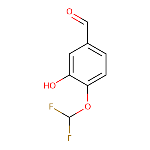 O=Cc1ccc(c(c1)O)OC(F)F