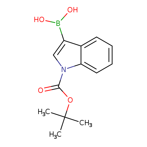 OB(c1cn(c2c1cccc2)C(=O)OC(C)(C)C)O