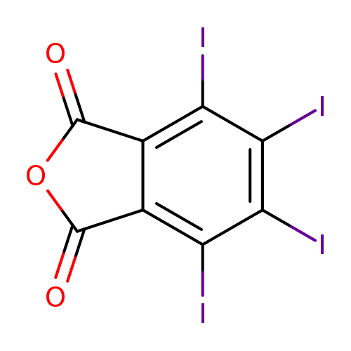 O=C1OC(=O)c2c1c(I)c(c(c2I)I)I