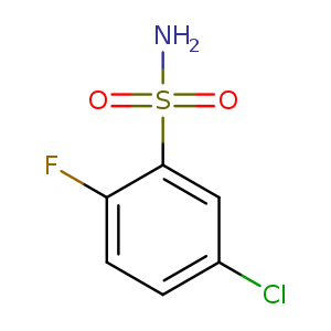 Clc1ccc(c(c1)S(=O)(=O)N)F