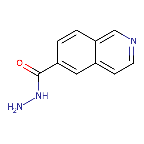NNC(=O)c1ccc2c(c1)ccnc2