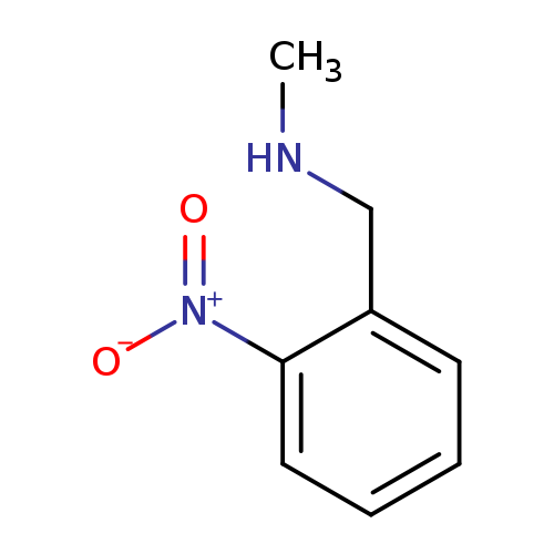 CNCc1ccccc1[N+](=O)[O-]