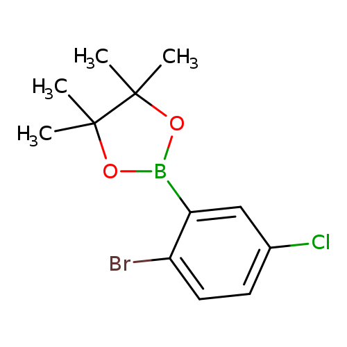 CC1(C)OB(OC1(C)C)c1cc(Cl)ccc1Br