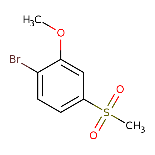 COc1cc(ccc1Br)S(=O)(=O)C