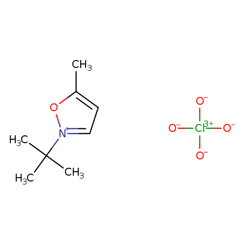 [O-][Cl](=O)(=O)=O.Cc1cc[n+](o1)C(C)(C)C