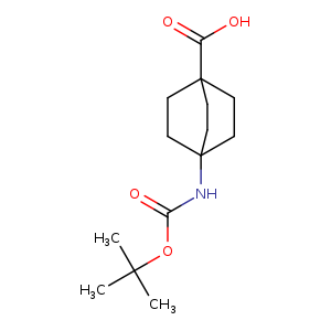 O=C(NC12CCC(CC1)(CC2)C(=O)O)OC(C)(C)C