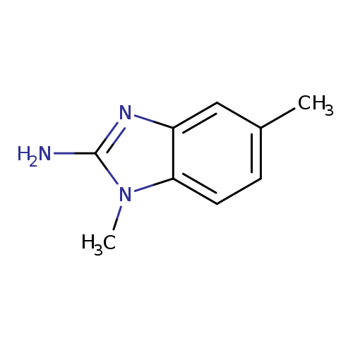 Cc1ccc2c(c1)nc(n2C)N