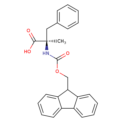 O=C(N[C@@](C(=O)O)(Cc1ccccc1)C)OCC1c2ccccc2c2c1cccc2