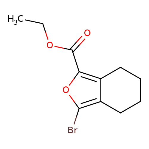 CCOC(=O)c1oc(c2c1CCCC2)Br