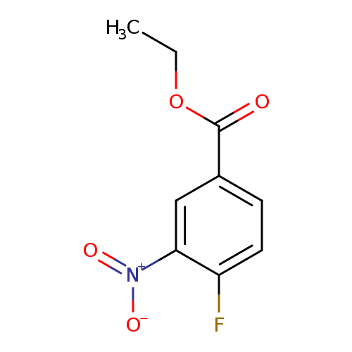 CCOC(=O)c1ccc(c(c1)[N+](=O)[O-])F