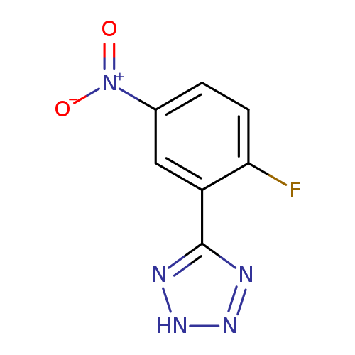 Fc1ccc(cc1c1n[nH]nn1)[N+](=O)[O-]