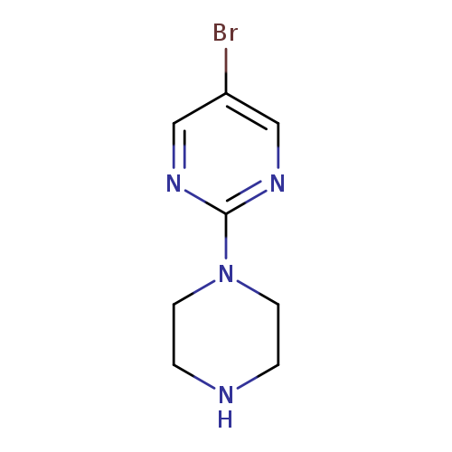 Brc1cnc(nc1)N1CCNCC1