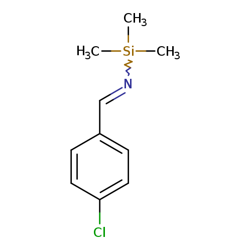 Clc1ccc(cc1)C=N[Si](C)(C)C