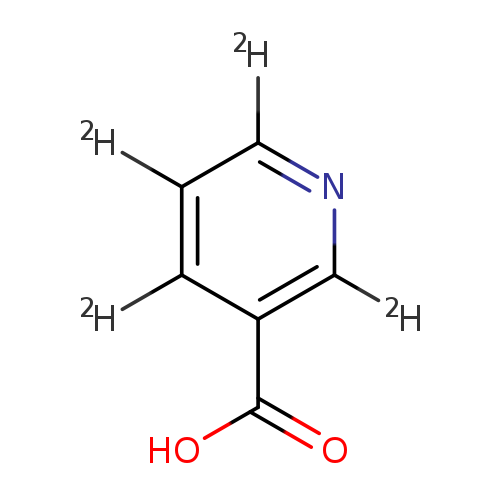 c1([2H])nc([2H])c(c(c1[2H])[2H])C(=O)O