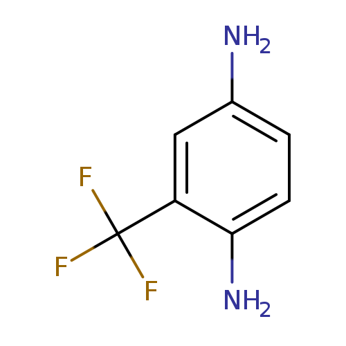 Nc1ccc(c(c1)C(F)(F)F)N