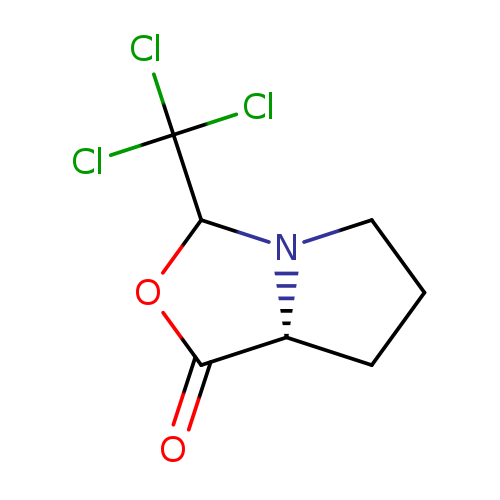 O=C1OC(N2[C@@H]1CCC2)C(Cl)(Cl)Cl