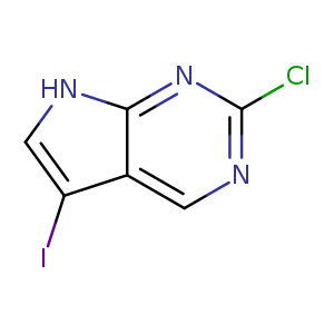 Clc1ncc2c(n1)[nH]cc2I