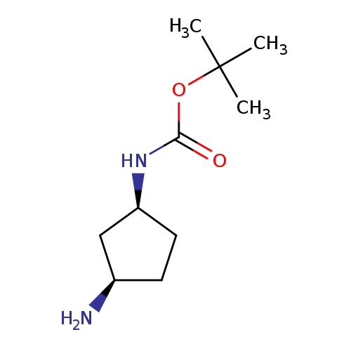 N[C@@H]1CC[C@@H](C1)NC(=O)OC(C)(C)C