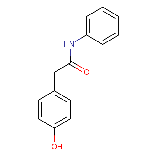 O=C(Nc1ccccc1)Cc1ccc(cc1)O