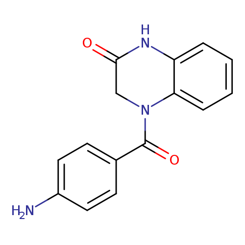 O=C1Nc2ccccc2N(C1)C(=O)c1ccc(cc1)N