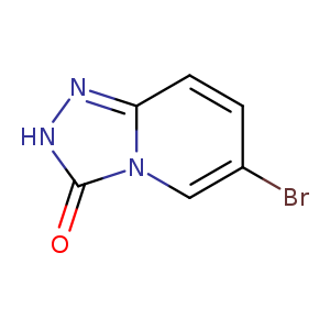 Brc1ccc2n(c1)c(=O)[nH]n2