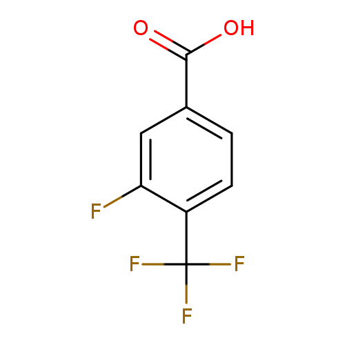 OC(=O)c1ccc(c(c1)F)C(F)(F)F