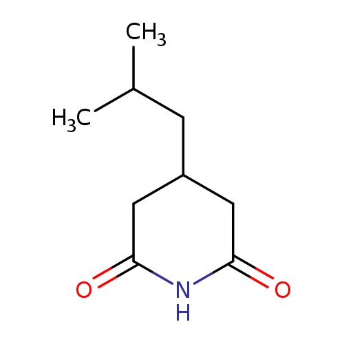 CC(CC1CC(=O)NC(=O)C1)C