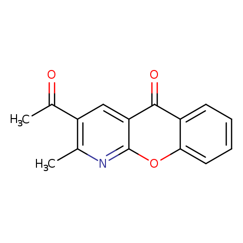 CC(=O)c1cc2c(nc1C)oc1c(c2=O)cccc1