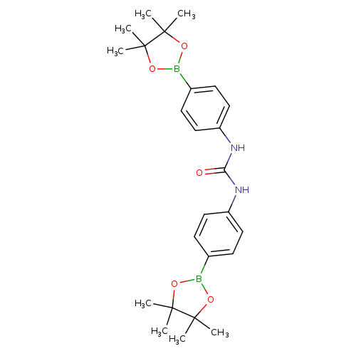 O=C(Nc1ccc(cc1)B1OC(C(O1)(C)C)(C)C)Nc1ccc(cc1)B1OC(C(O1)(C)C)(C)C