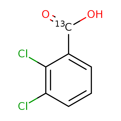 O[13C](=O)c1cccc(c1Cl)Cl