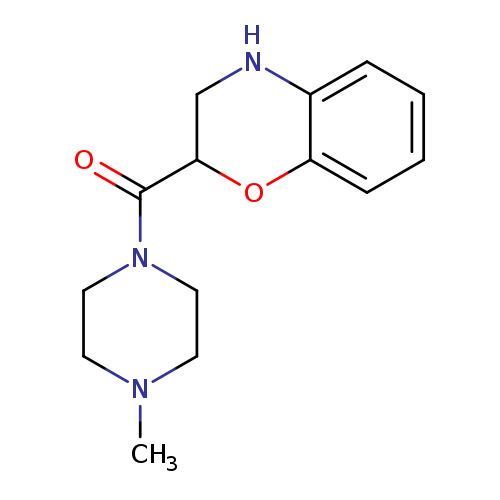CN1CCN(CC1)C(=O)C1CNc2c(O1)cccc2