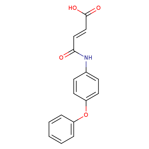 O=C(Nc1ccc(cc1)Oc1ccccc1)/C=C/C(=O)O