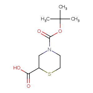 OC(=O)C1SCCN(C1)C(=O)OC(C)(C)C