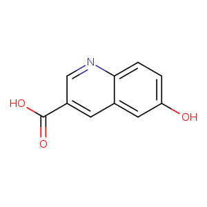 Oc1ccc2c(c1)cc(cn2)C(=O)O